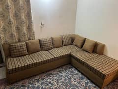 L shaped Sofa + Dewan for sale