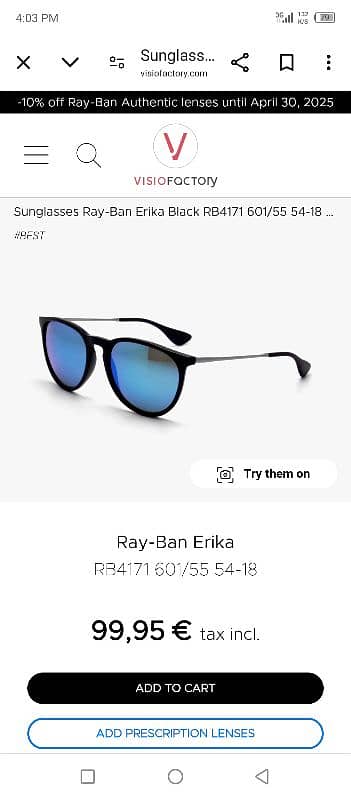 Ray-Ban sunglasses 1