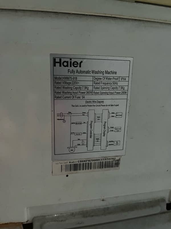 haier Hwm75-918 3