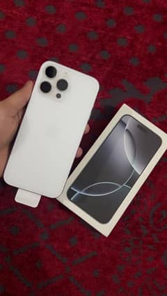 iphone 16 pro max 1tb jv LLA colour white