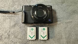 Sony Cybershot DSC-RX100 Digital Camera with 2x Extra Batteries