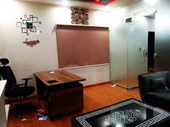 1200 sqft Fully Furnished Corporate Office Original Pics attached Gulberg Lahore