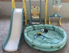 Slide Swing and Pool for kids