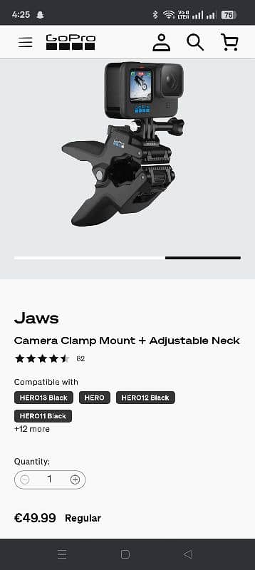 go pro jaws flex clamp 1