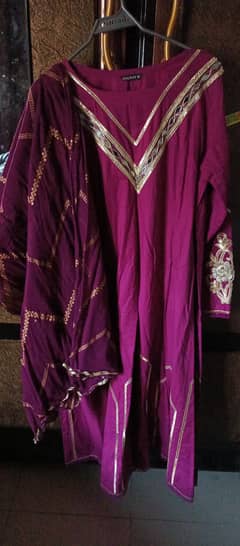 Embroidered outfit for ladies for Eid