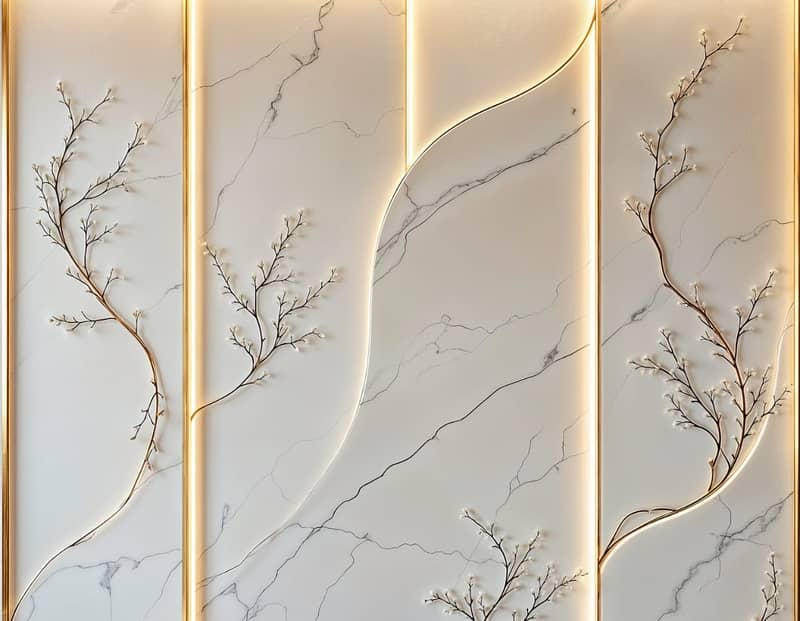 3D WallPaper|Wall flex Sheet|pvc Wall panel|wall paper wpc Panel 9