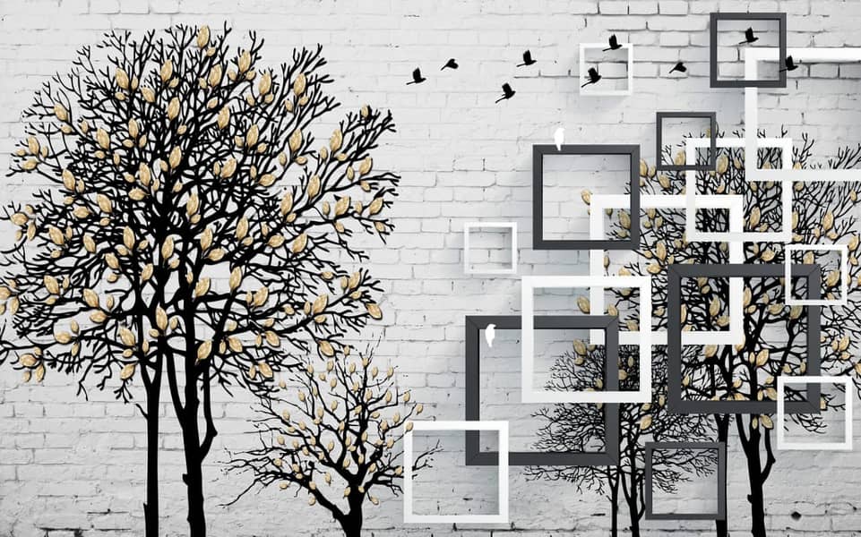 3D WallPaper|Wall flex Sheet|pvc Wall panel|wall paper wpc Panel 11