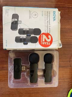 Boya Dual Wireless Mic - V20 Type - C For Android and iPhone Both