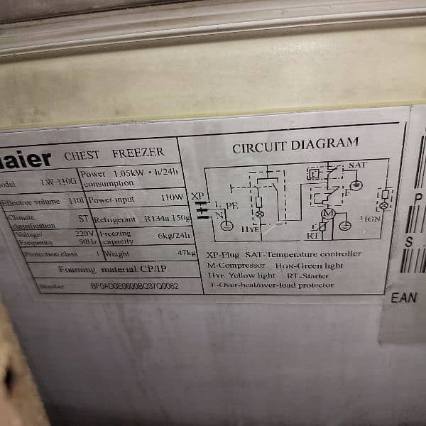 Haier chest freezer 3