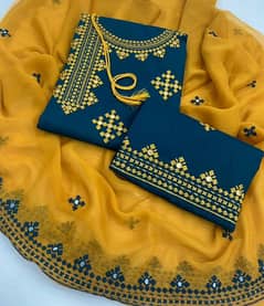 Traditional Unstitch Balochi Suits Cash on Delivery