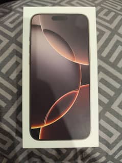 Iphone 16 pro max | 256 GB | Non PTA | Desert Titanium