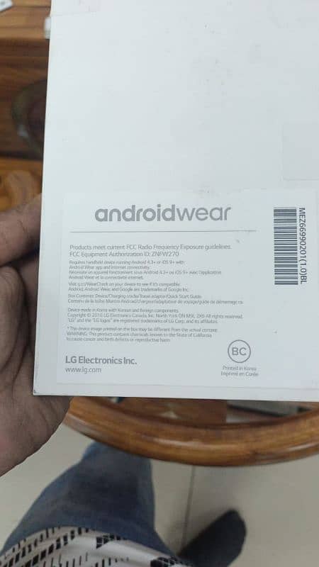 LG Android wear (Watch) 3