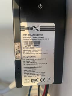 Infinix 1.5kW Hybrid x series used Inverter For Sale