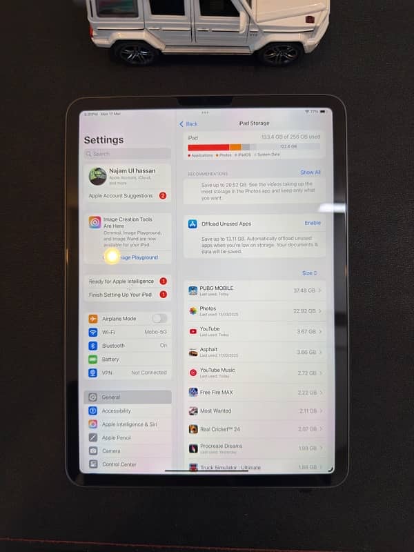 Ipad Pro m1 256gb 2021 (3rd Generation ) 11 inch With Keyboard /pencil 3