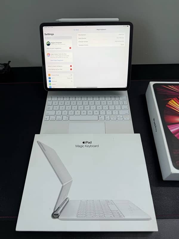 Ipad Pro m1 256gb 2021 (3rd Generation ) 11 inch With Keyboard /pencil 19