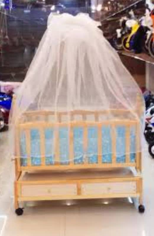 Baby Wooden Cot 0