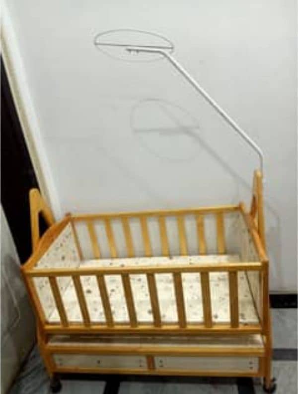 Baby Wooden Cot 2