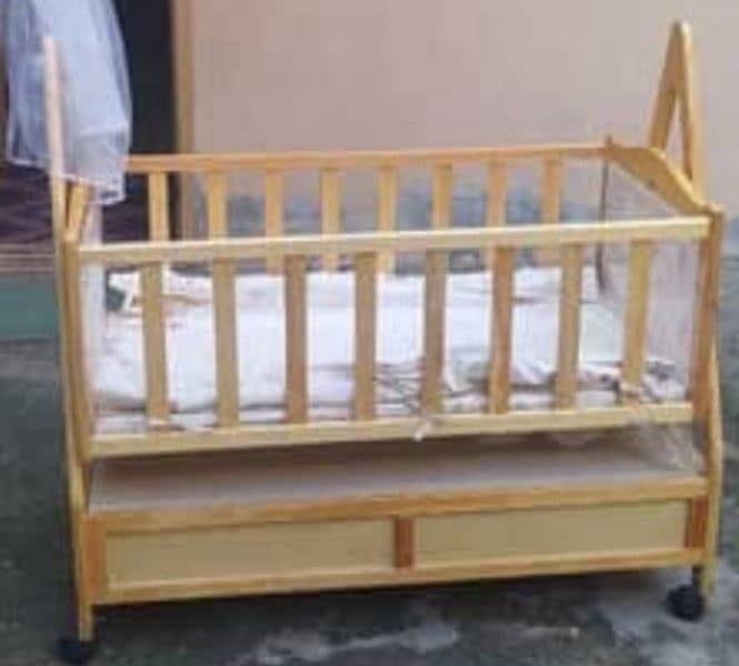 Baby Wooden Cot 8