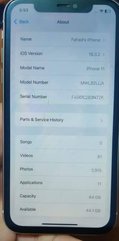 iPhone 11 64gb FU 3