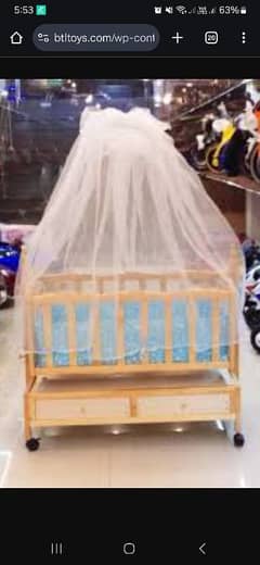 Baby Wooden Cot