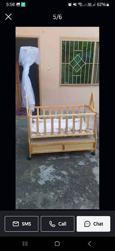 Baby Wooden Cot 6