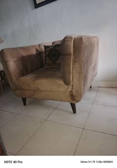 barely used 7 seater sofa