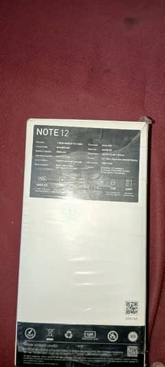 Infinix note 12