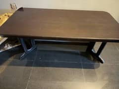 Wooden Table Set – 1 Large & 2 Side Tables