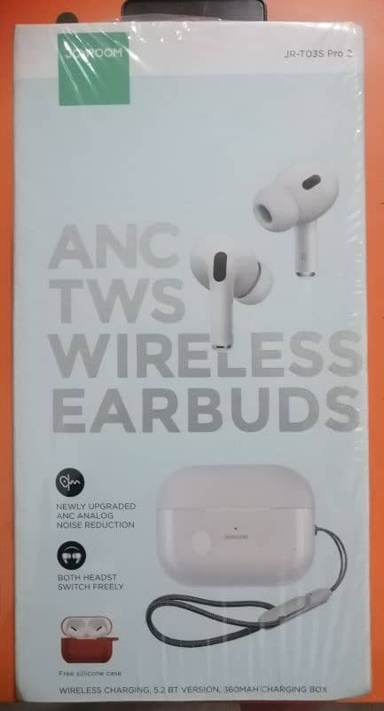 JORROOM JR-T03S Pro 2 - ANC TWS Wireless Earbuds - Brand New! 0