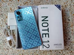 Infinix note 12 with original box and charger 10/10 condition all ok