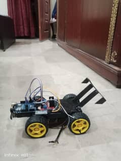 Arduino based robot car for science exbition