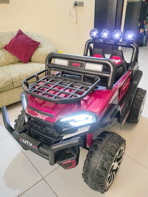 Kids Electric Toy Jeep (Almost new 65k ki buy kari thi) 0