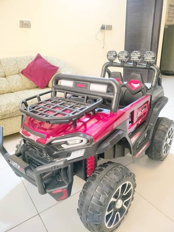 Kids Electric Toy Jeep (Almost new 65k ki buy kari thi) 5