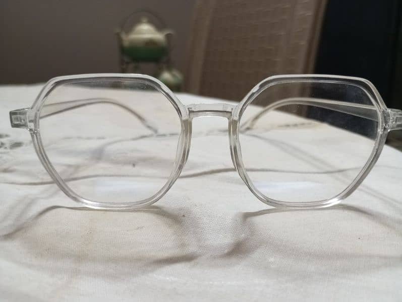 Original White Transparent Glasses For Sale 0