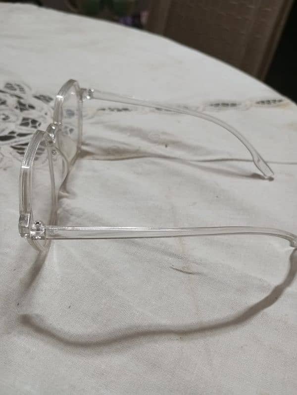 Original White Transparent Glasses For Sale 1