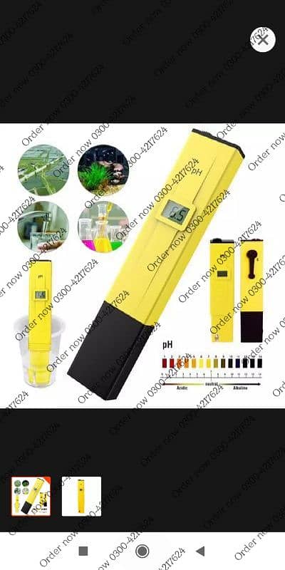 PH Meter 0.01 for Quality Tester with 0-14 sports Measurement Ran 3
