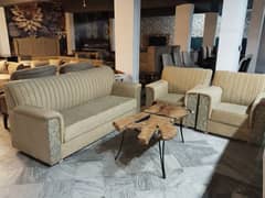 5 seater sofa golden  walvet and golden vasecos