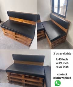 pallet sofa 2 seate