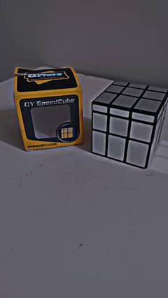 QY speed cube 3 by 3 mirror cube non magnetic