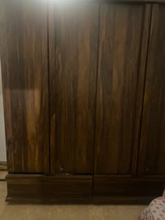 brown wardrobe