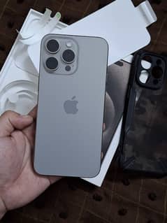 iphone 15 pro max 256gb (Pta Approved) Natural Titanium