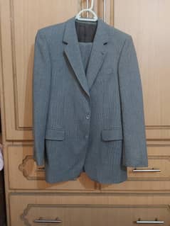 2 Piece Mens Grey Suit 38/40