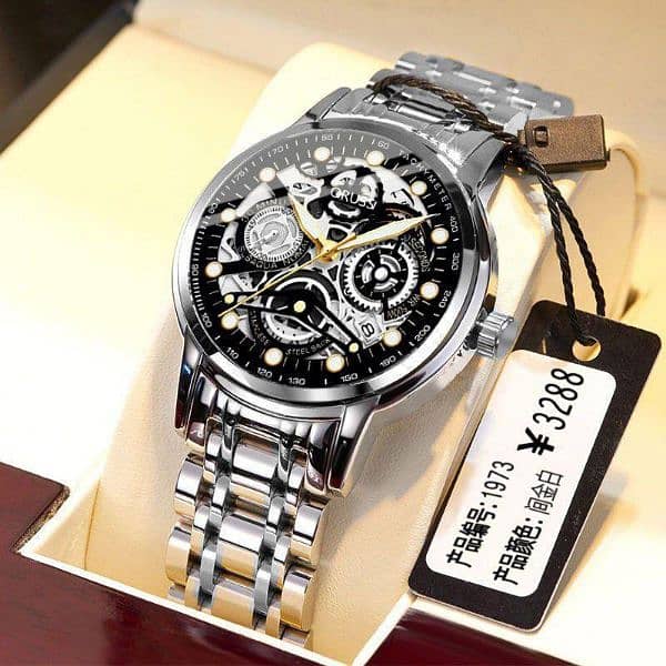2025 new automatic movement watch  luminous and highend and waterproof 2