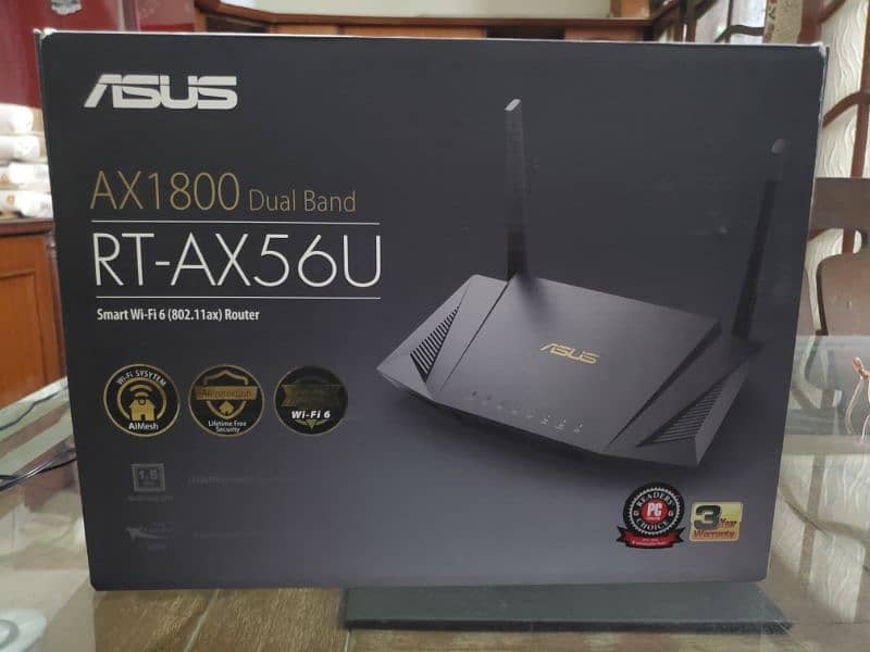 ASUS RT-AX56U WIFI 6 ROUTER 0