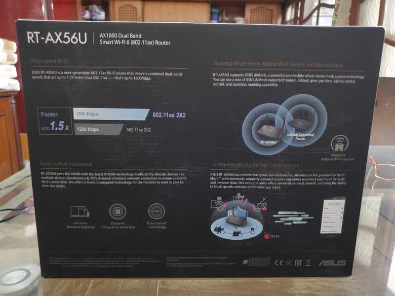 ASUS RT-AX56U WIFI 6 ROUTER 1