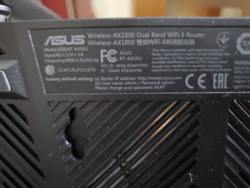 ASUS RT-AX56U WIFI 6 ROUTER 5