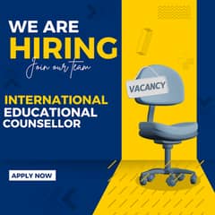 Looking for International Educational counsellor (female prefered)