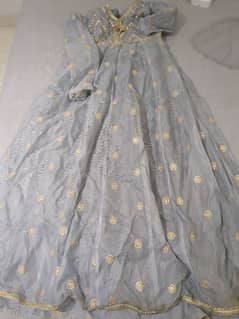 long dress with chori dar pajama