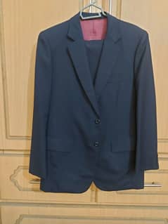 2 Piece Mens Navy Blue Suit 38/40