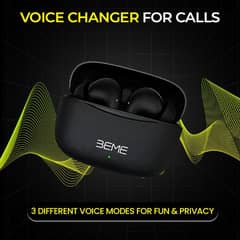 BEME Elite Buds Voice Changing Earbuds with ENC, Airpods